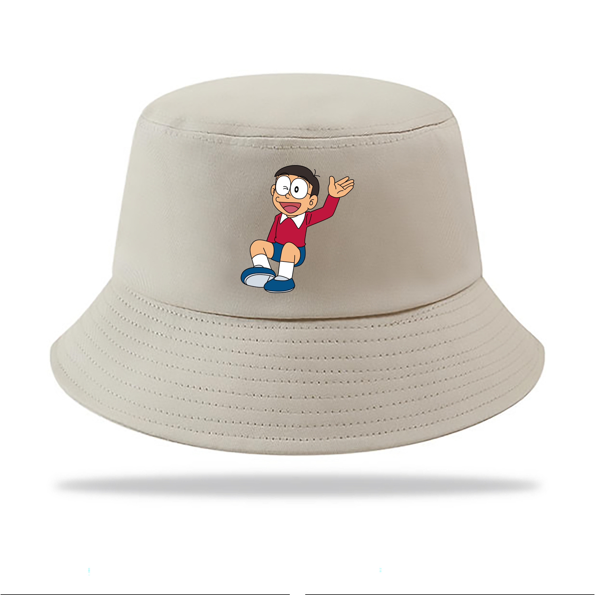 （画像用） ドラえもん 野比 のび太 Doraemon Nobita Nobi アウトドア日除けバケットハット